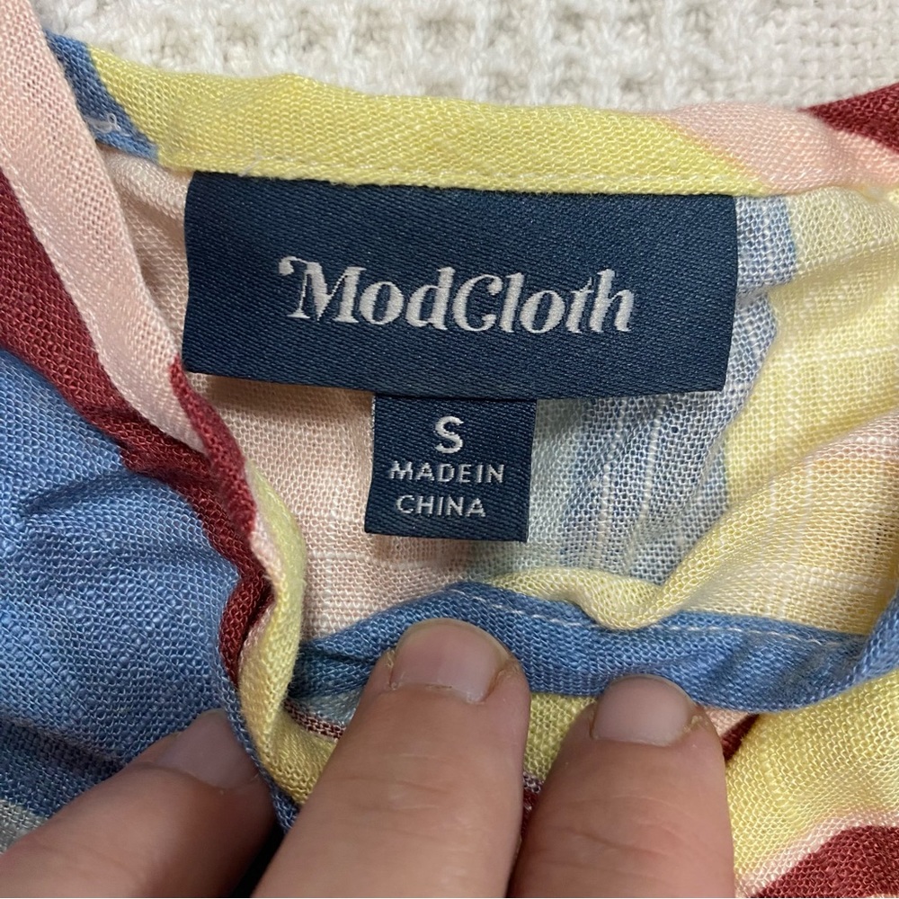 ModCloth Striped Tank Top (S) - Picture 2 of 12